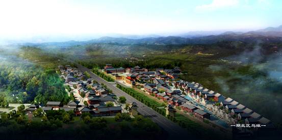 說明: C:3至道案例資料！函谷關(guān)文化園函谷關(guān)古鎮(zhèn)一期修規(guī)4.北區(qū)鳥瞰一.jpg